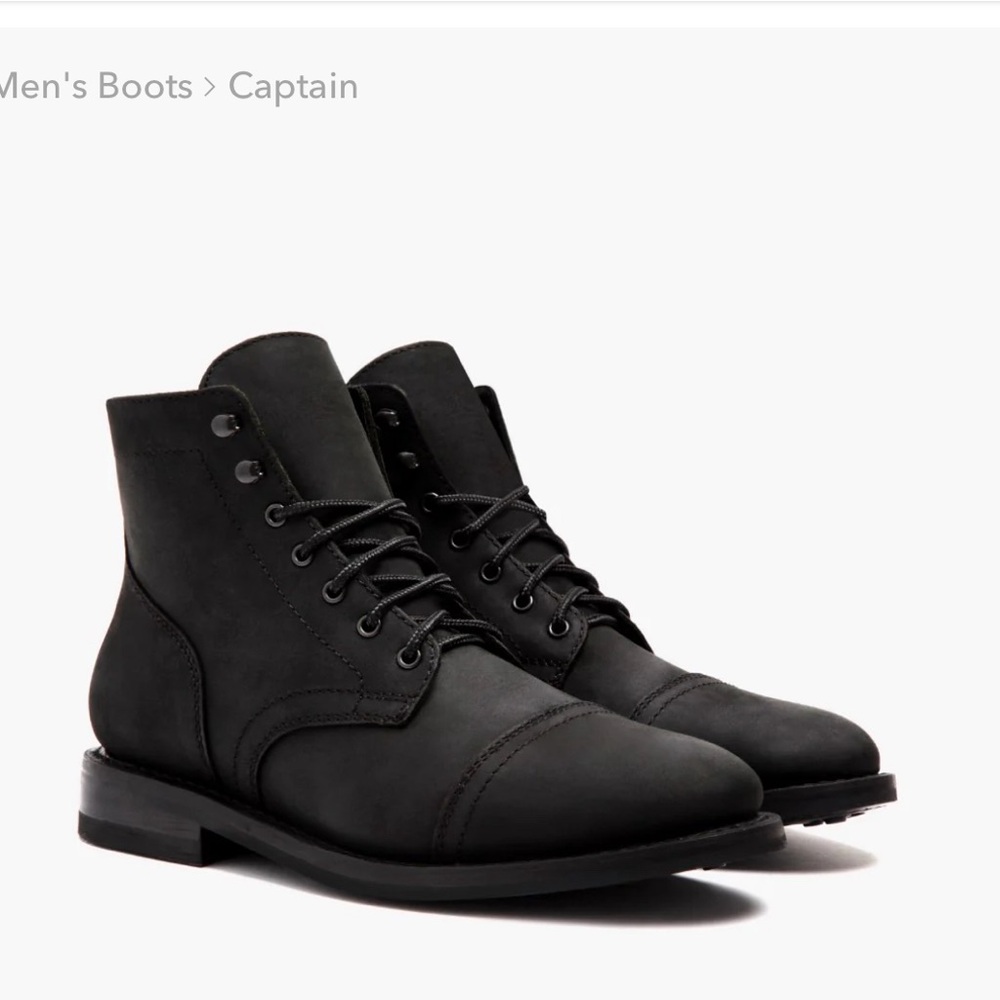 Captain Thursday Boots - Matte Black